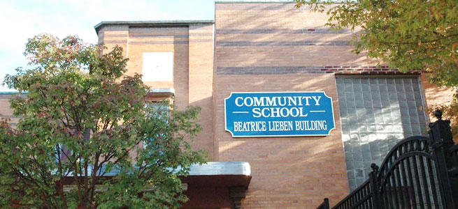 The Community Lower School building